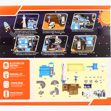 INTERACTIVE SPACE STATION TRACK SET FOR KIDS